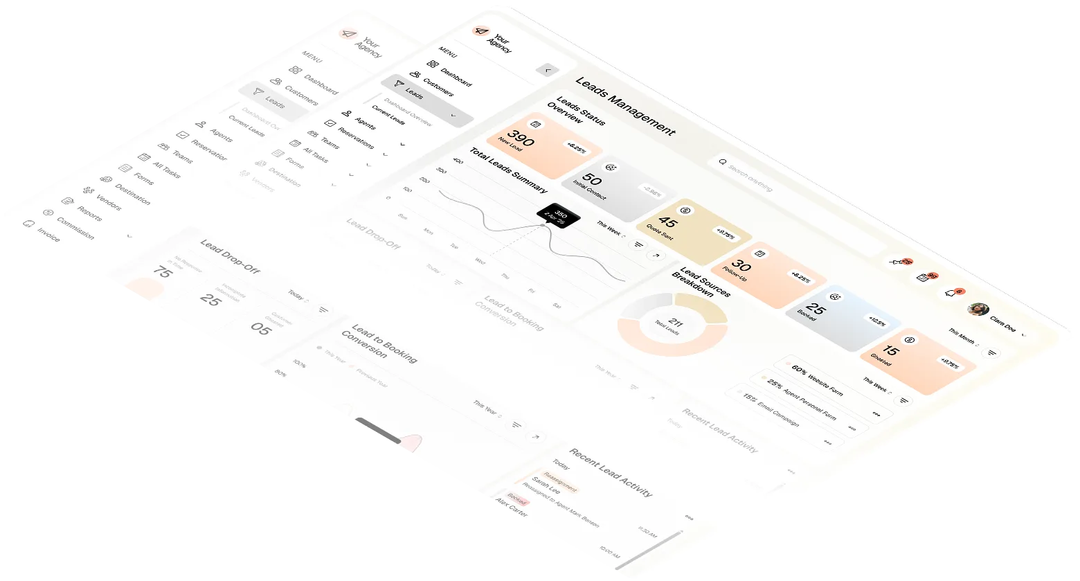 Dashboard interface preview